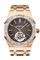 Audemars Piguet Royal Oak 41Mm Brown Dial Pink 18K Pink Gold Mens Watch 26516Or.zz.1220Or.01